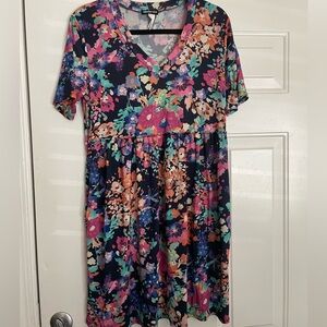 Heimish Floral V-Neck Dress